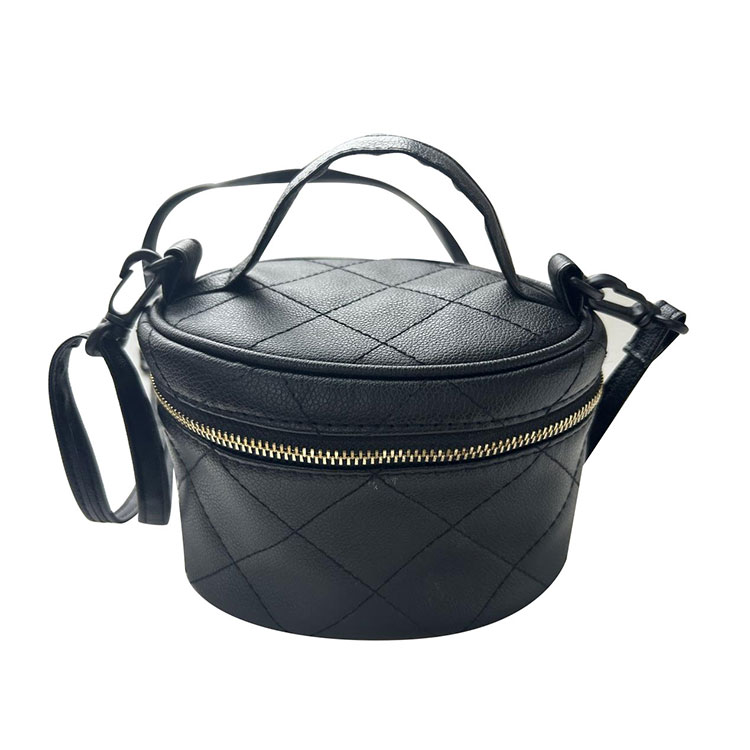 Sac à bandoulière en cuir noir