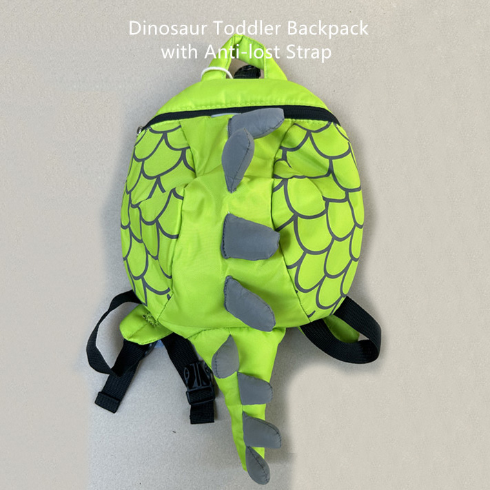 Sac à dos dinosaure pour tout-petit avec sangle anti-perte